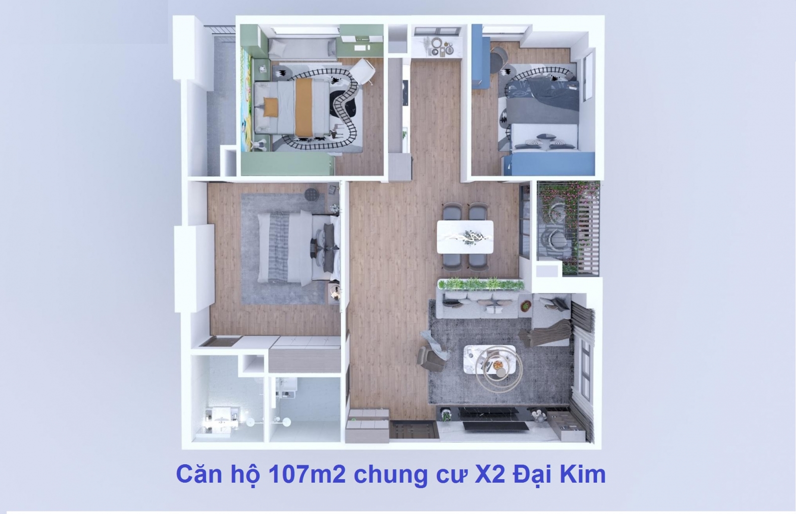 CHUNG CƯ X2 ĐẠI KIM MHDI