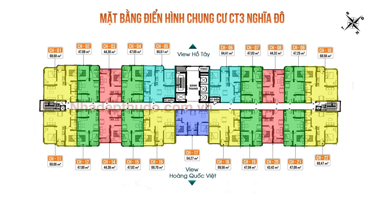 CHUNG CƯ CT3 NGHĨA ĐÔ