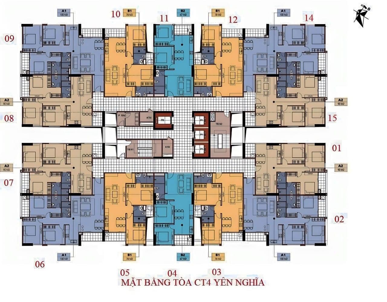 CHUNG CƯ CT4 YÊN NGHĨA