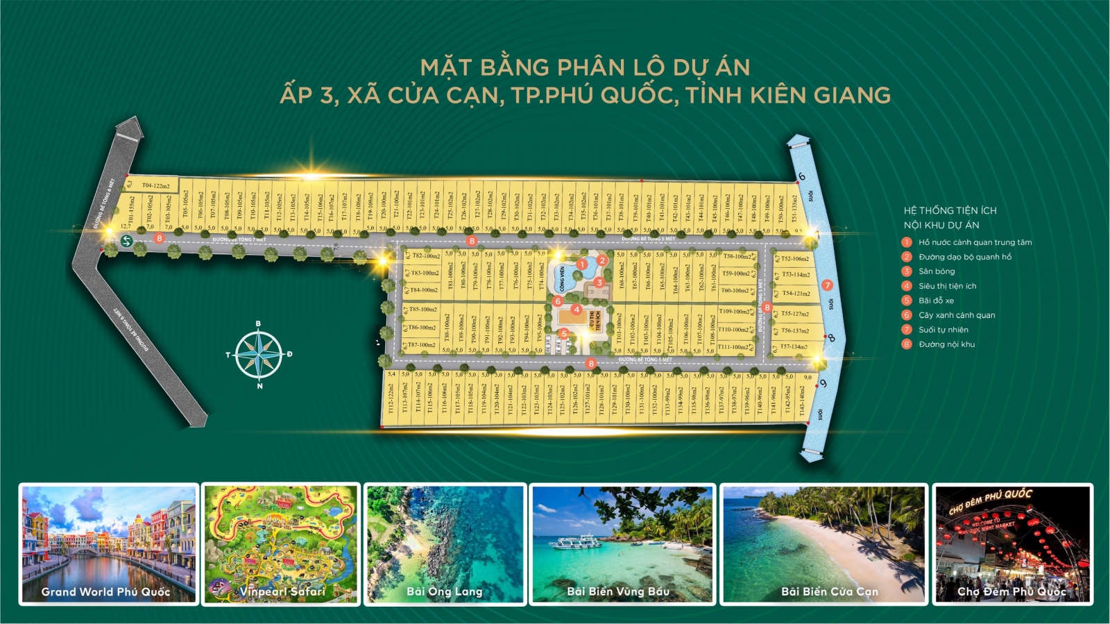 KHU ĐÔ THỊ MỚI ẤP 3 - CỬA CẠN - ĐẤT NỀN PHÚ QUỐC