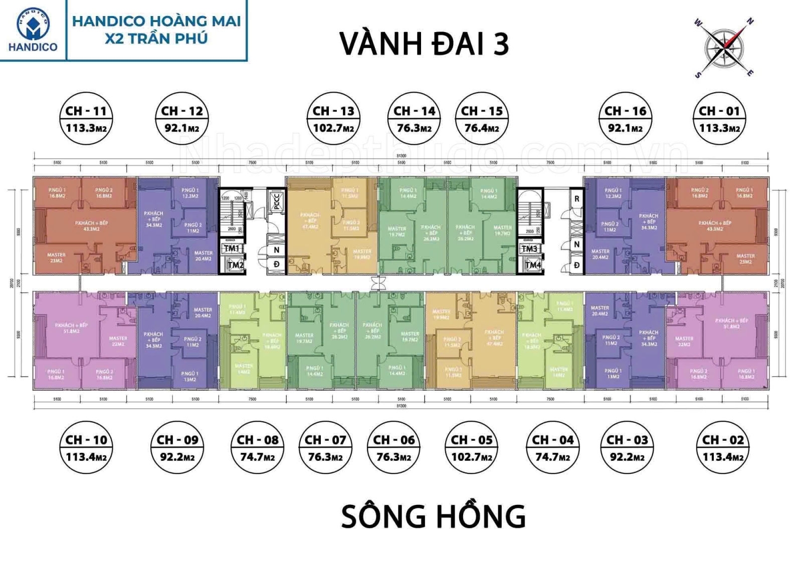 HanDico Riverside X2 Trần Phú Hoàng Mai
