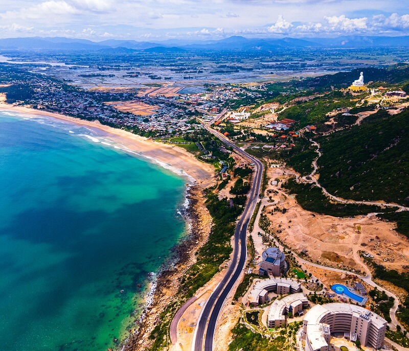 đường ven biển cát tiến - Đề Gi