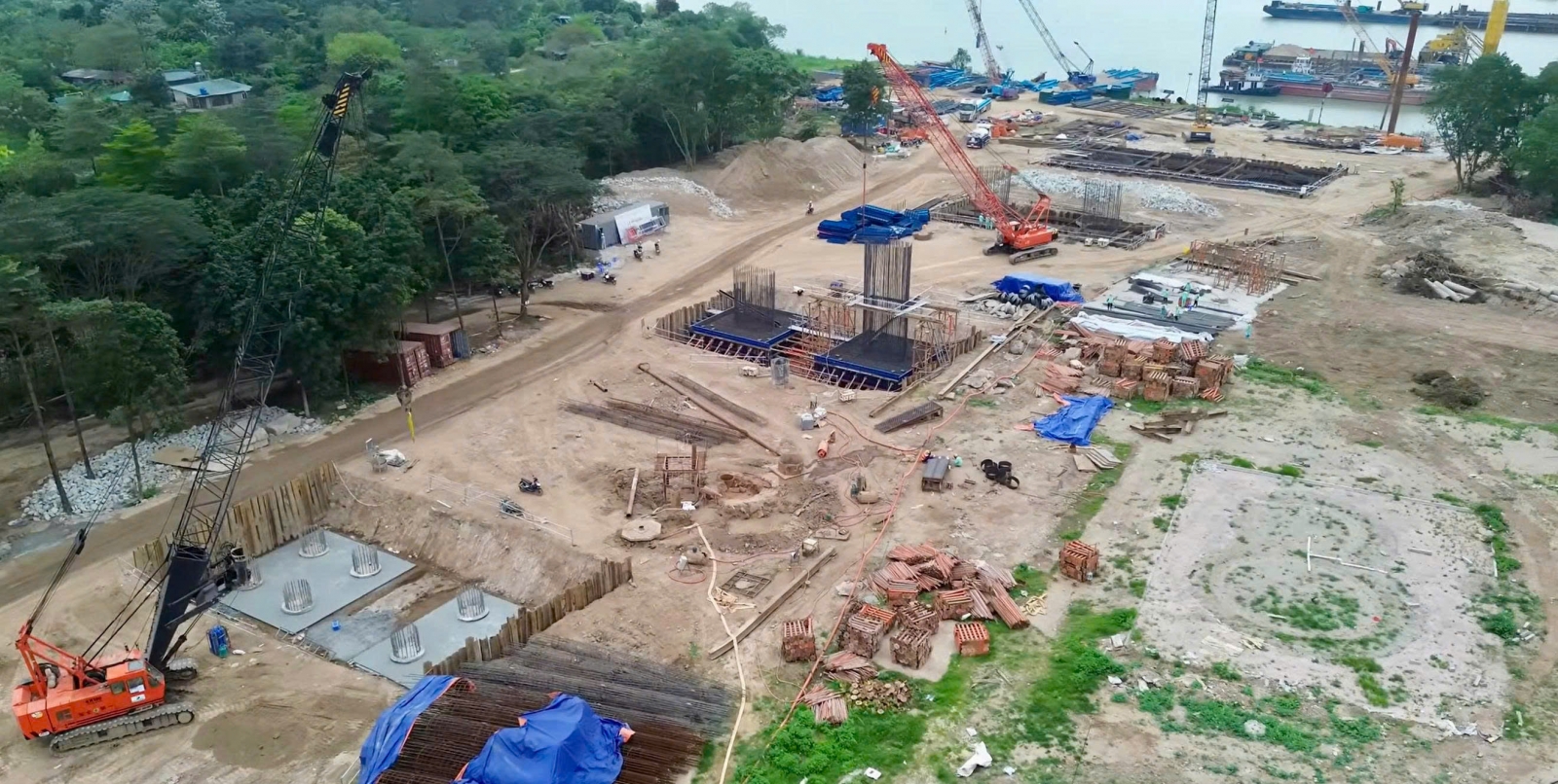 Tiến độ cầu Trần Hưng Đạo tháng 3/2026