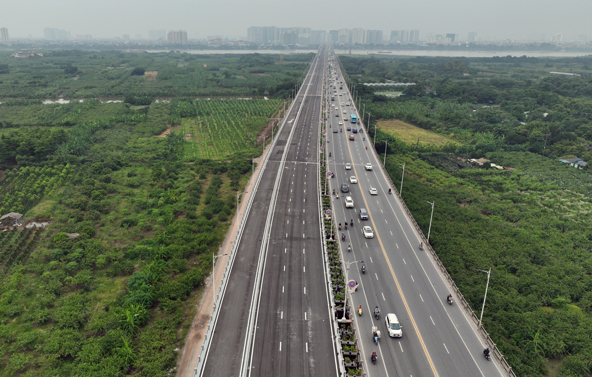 cầu vĩnh tuy giai đoạn 2 thông xe