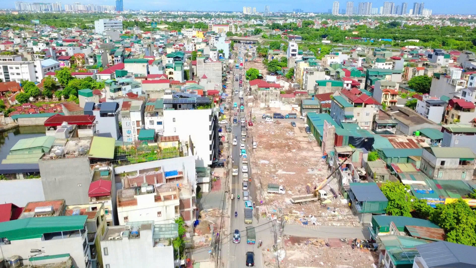 Dự án nâng cấp và mở rộng đường Lĩnh Nam được UBND TP Hà Nội phê duyệt