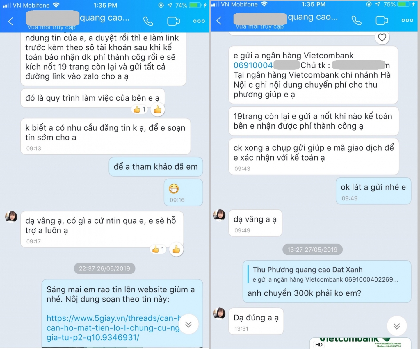 Lừa đảo đăng tin quảng cáo bất động sản