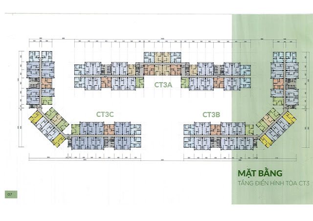 mặt bằng Nhà ở xã hội Thăng Long Green City
