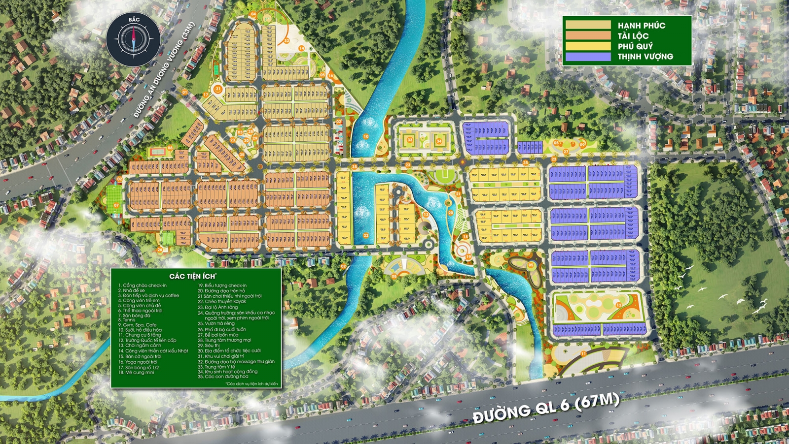 mặt bằng Khu đô thị Thống Nhất – Hoà Bình New Center