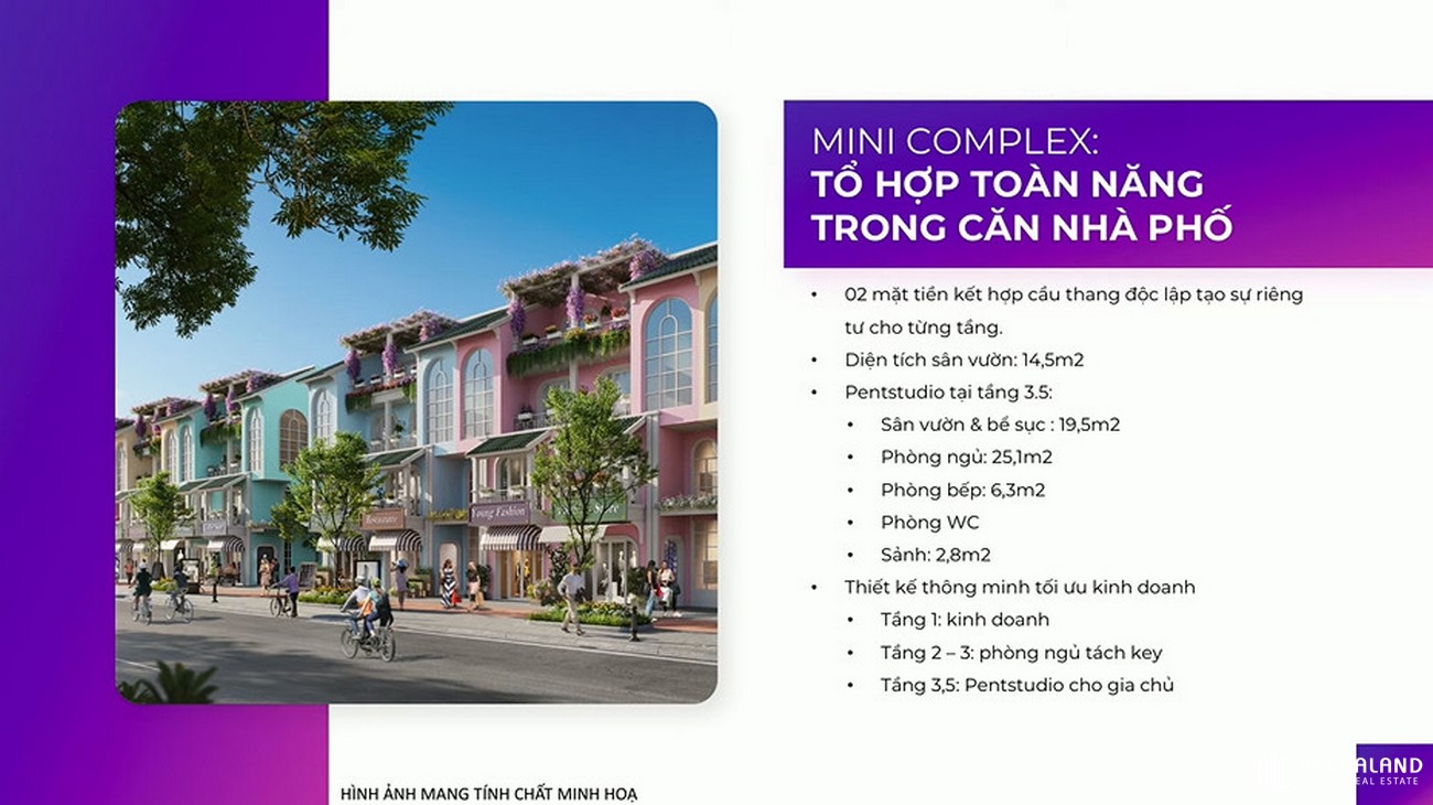 Thiết kế chi tiết phân khu Mini Complex dự án Para Sol Cam Ranh