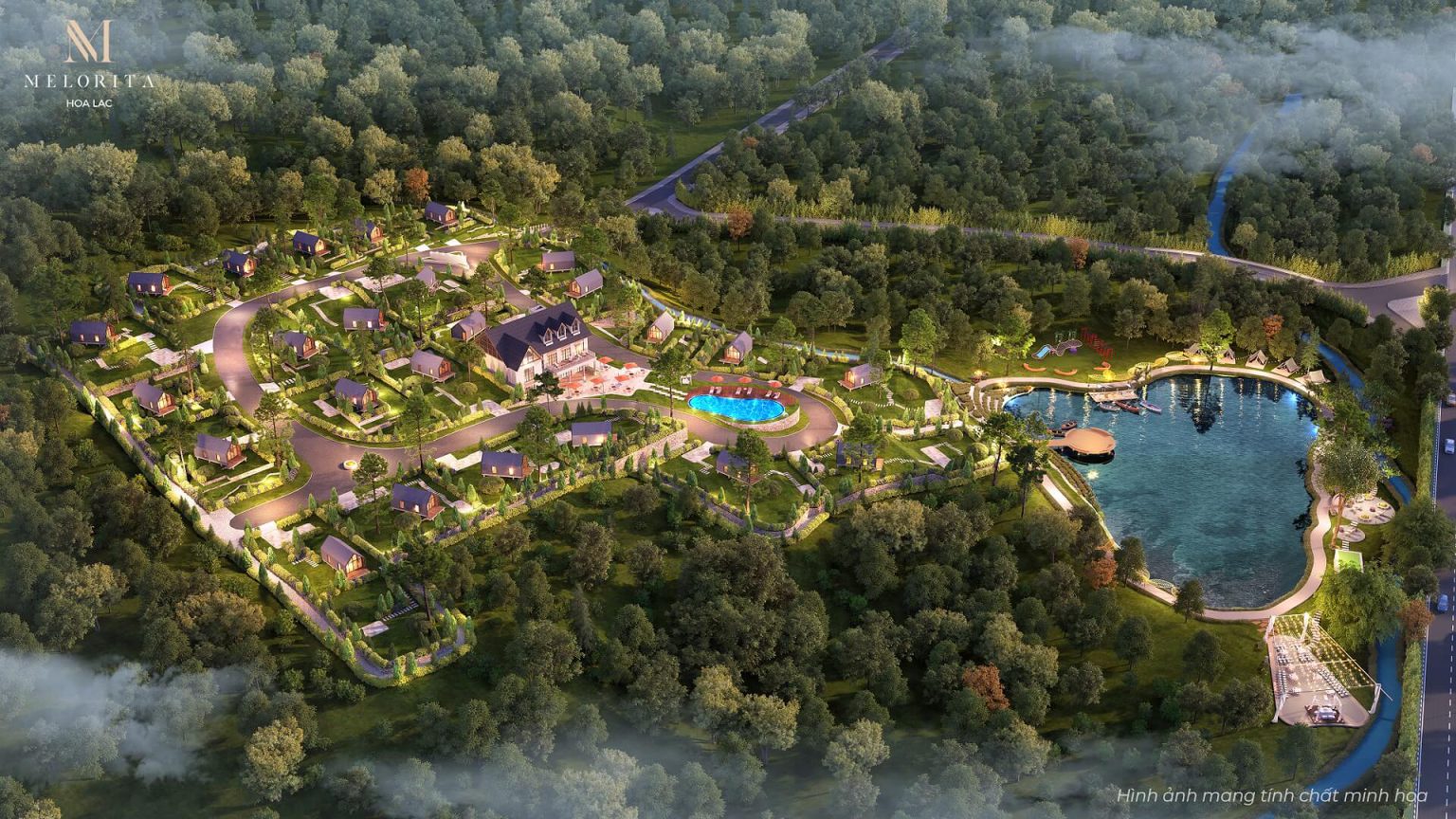 làng châu âu hòa lạc melorita hòa lạc