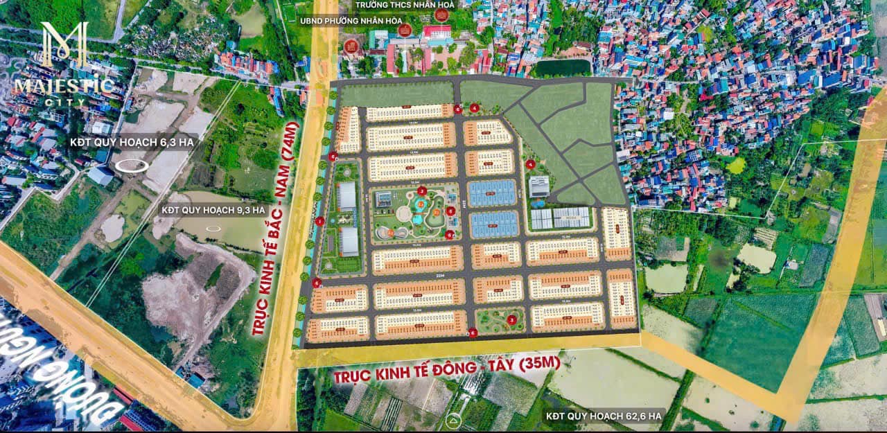 Majestic city Phố Nối vị trí