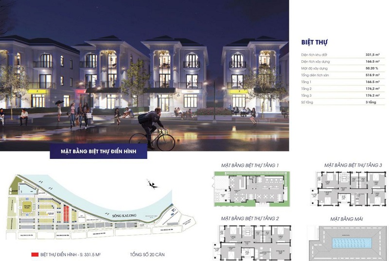 thiết kế biệt thự dự án Royal Riverside City 