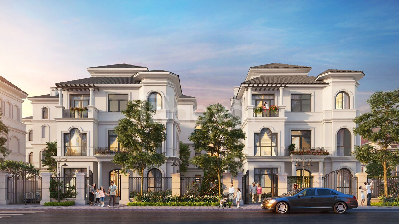 Phối cảnh biệt thự Khu Đô Thị Tây Nam Sách