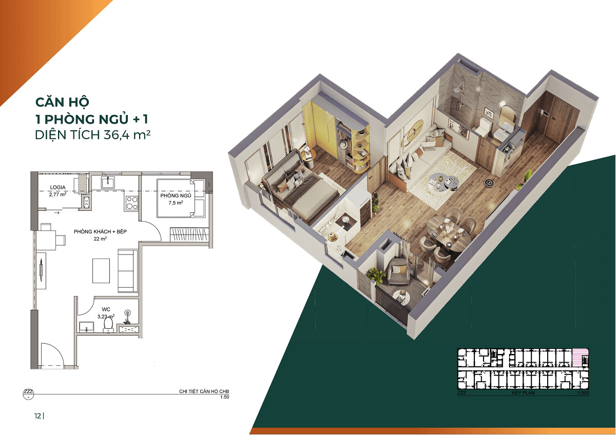 Mặt Bằng căn hộ chung cư EverGreen Bắc Giang