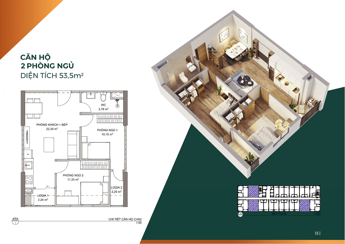 Mặt Bằng căn hộ chung cư EverGreen Bắc Giang