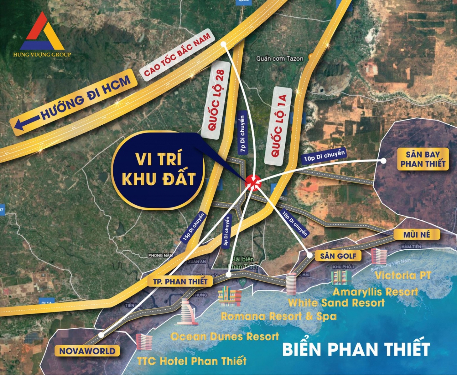 vị trí nam an eco town