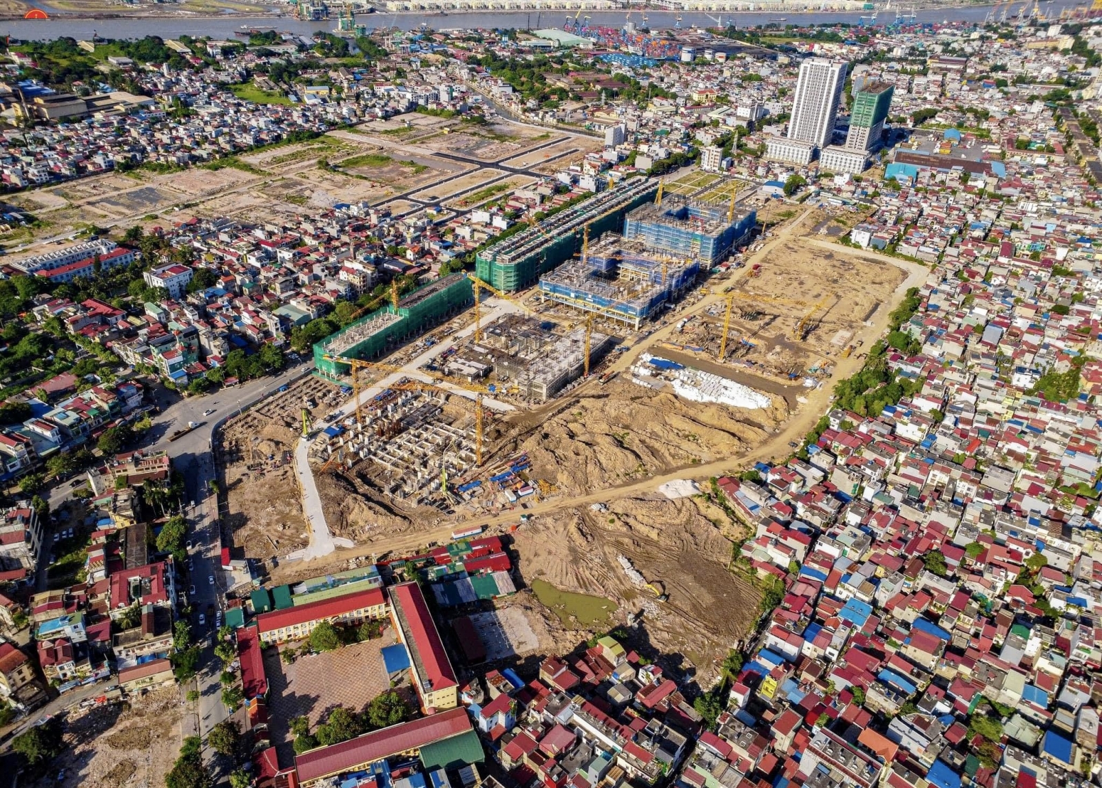 Tiến độ tháng 7 nhà ở xã hội kho 3 Lạc Viên