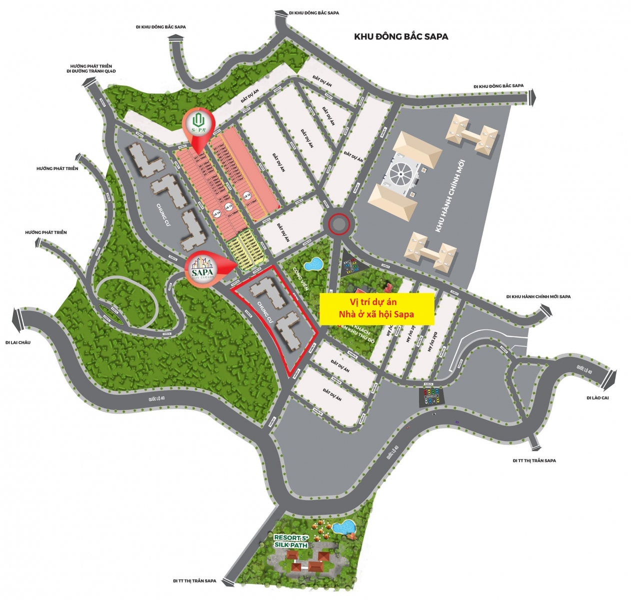 vị trí nhà ở xã hội sapa