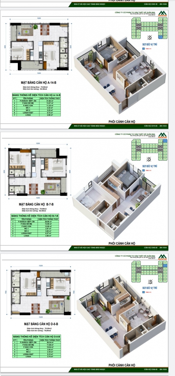 thiết kế căn hộ chung cư bảo ngọc thạch bàn