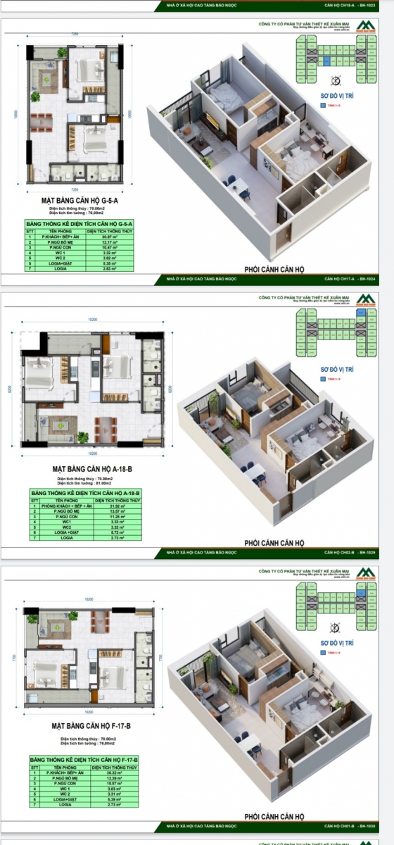 thiết kế căn hộ chung cư bảo ngọc thạch bàn