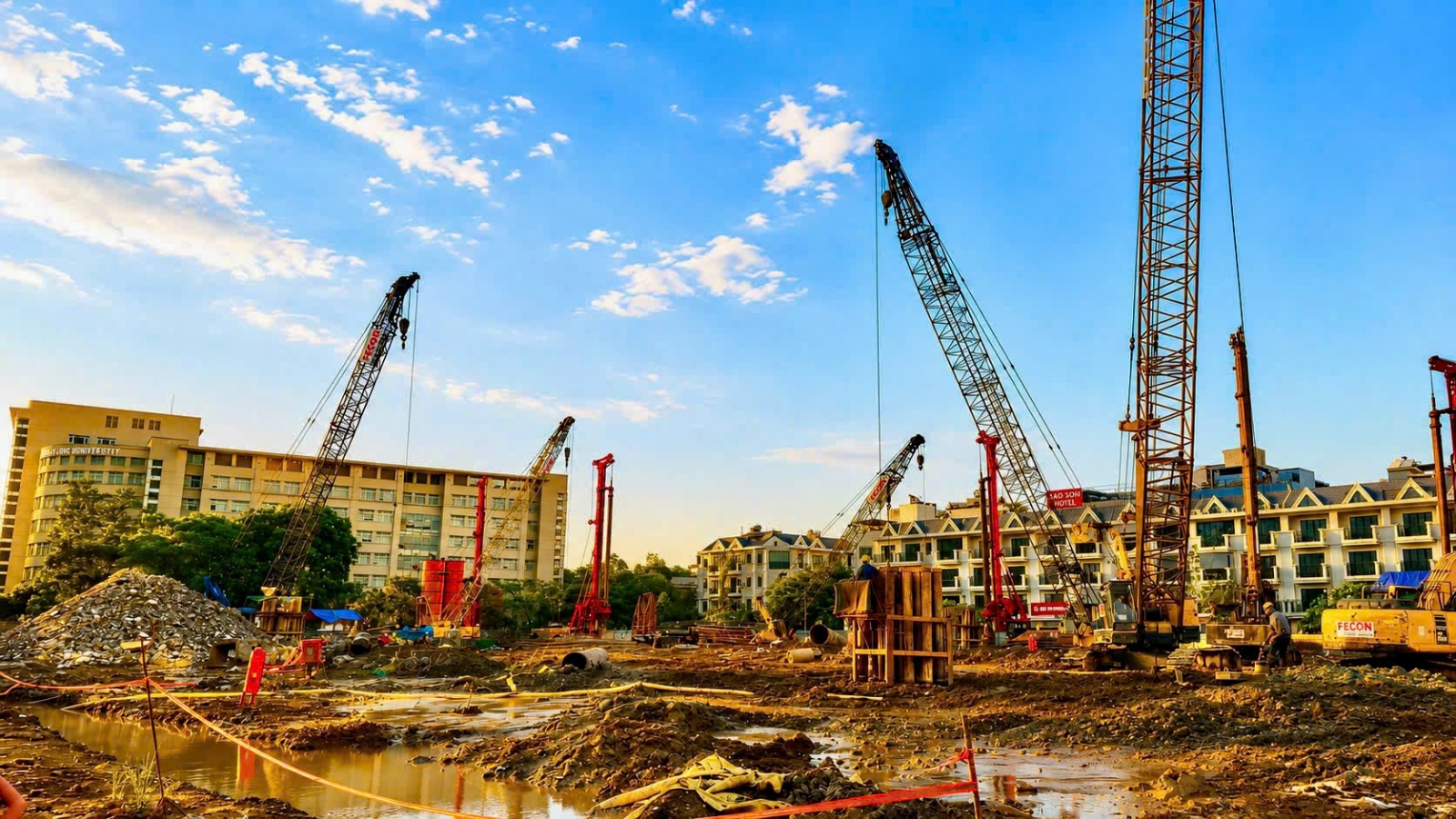 Tiến độ nhà ở xã hội Hancinco Nguyễn Xiển tháng 5/2026