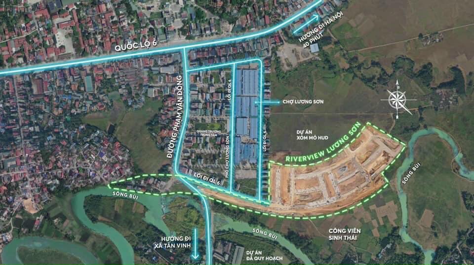 tiện ích dự án riverview lương sơn hòa bình