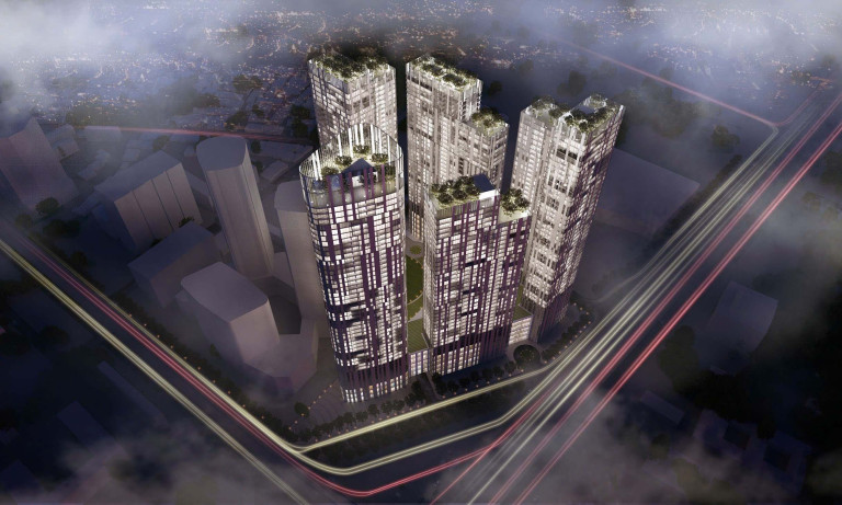 Phối cảnh dự án Sun Grand City Cầu Giấy sau khi hoàn thành