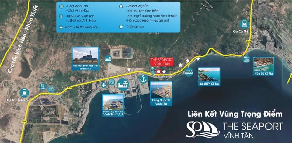 The seaport vĩnh tân