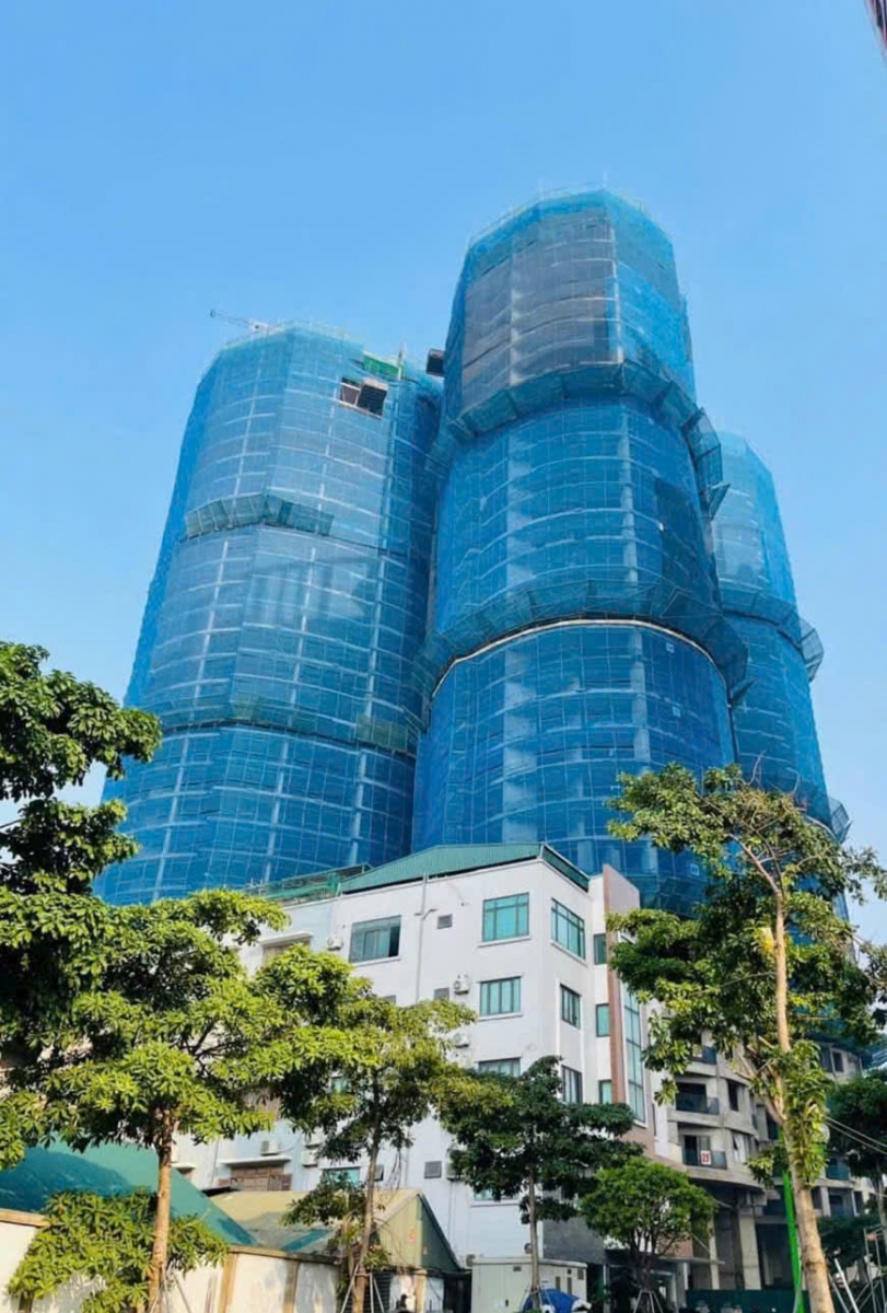 tiến độ tòa cánh hoa Skyview Plaza 360 Giải Phóng