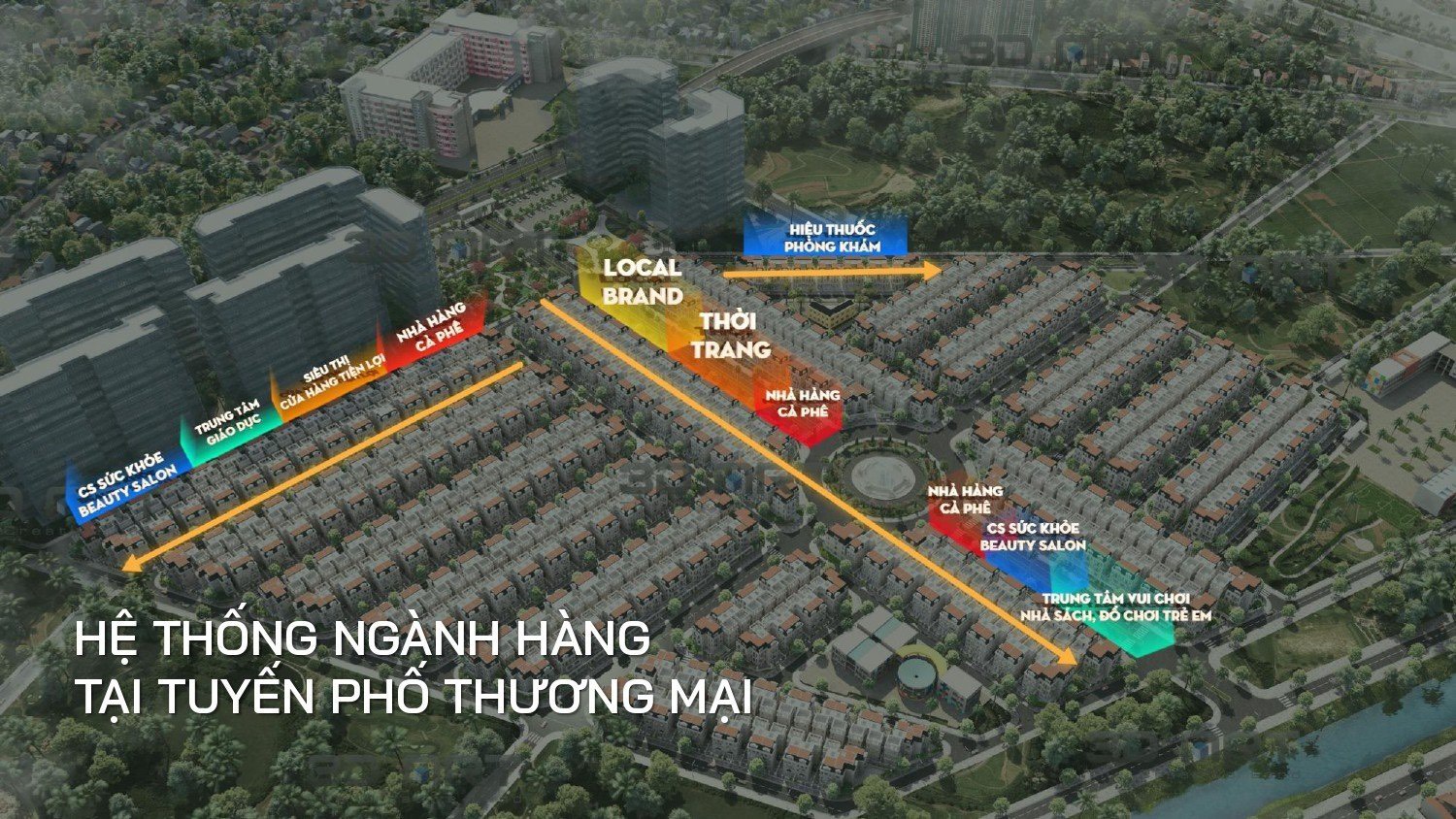 khu phố thương mại Solasta Mansion Dương Nội