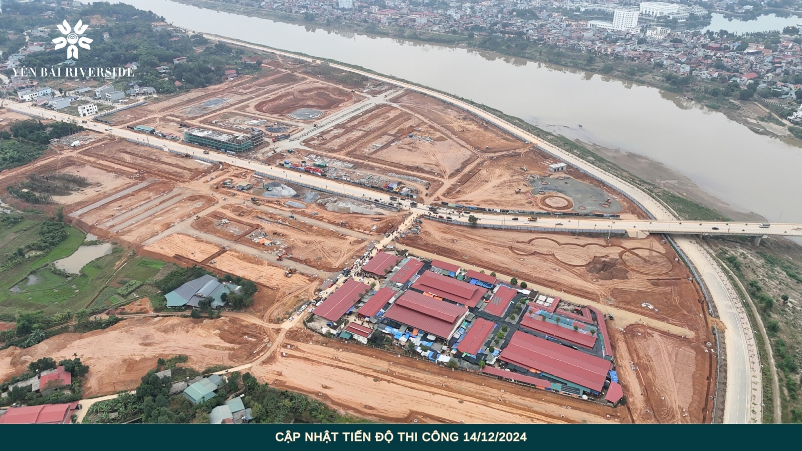 Khu đô thị Yên Bái Riverside tiến độ