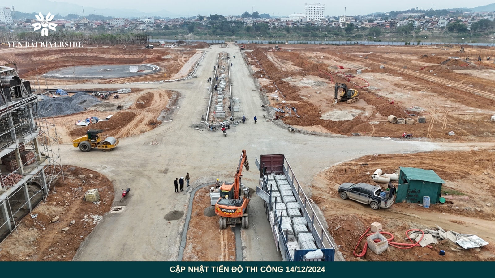Khu đô thị Yên Bái Riverside tiến độ