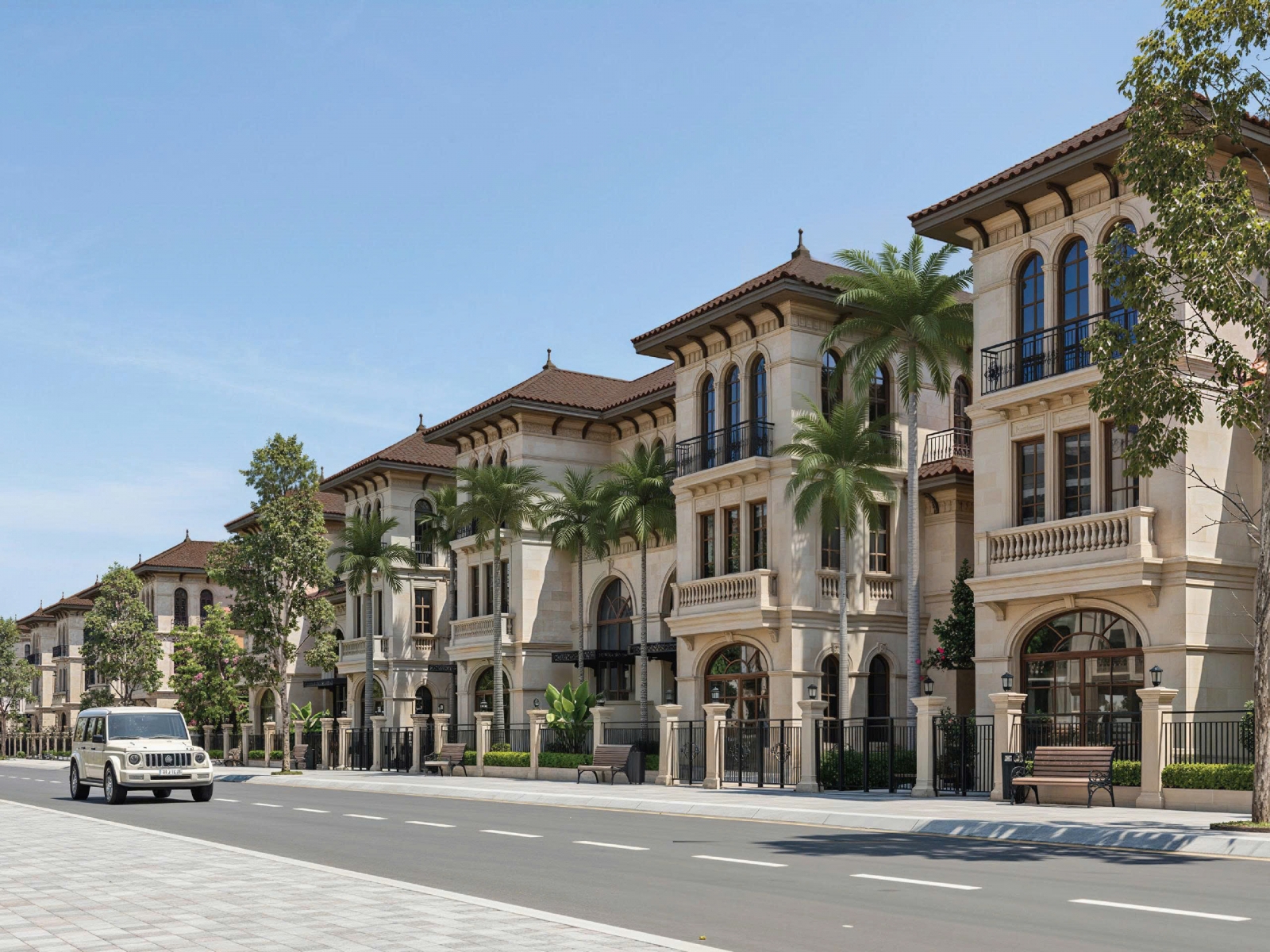 Biệt thự song lập Sunshine Legend City được thiết kế 3 tầng