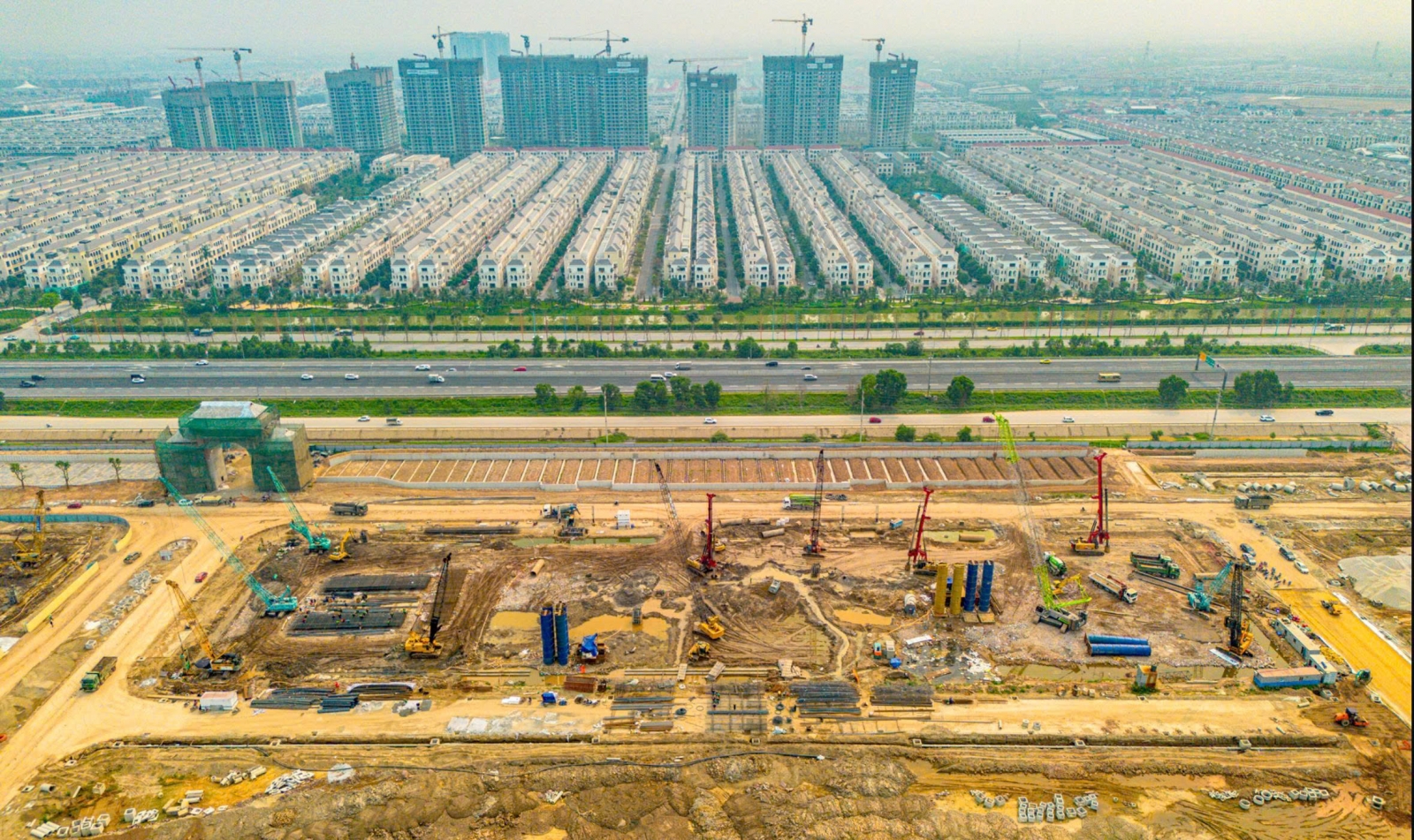 Tiến độ SunShine Legend City Hưng Yên khu chung cư