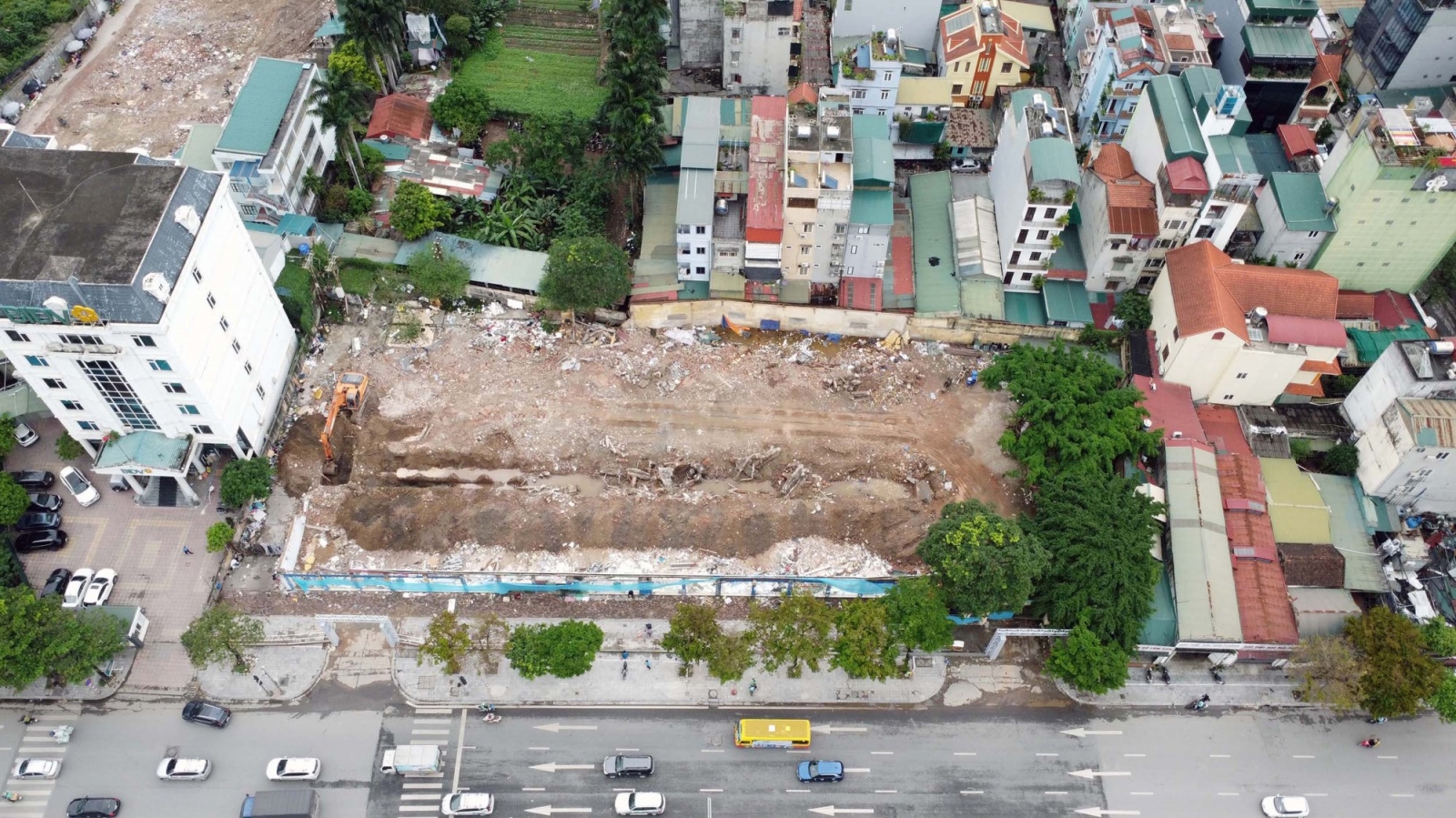 Taseco Giải Phóng (Lakeview Tower) chuẩn bị mặt bằng