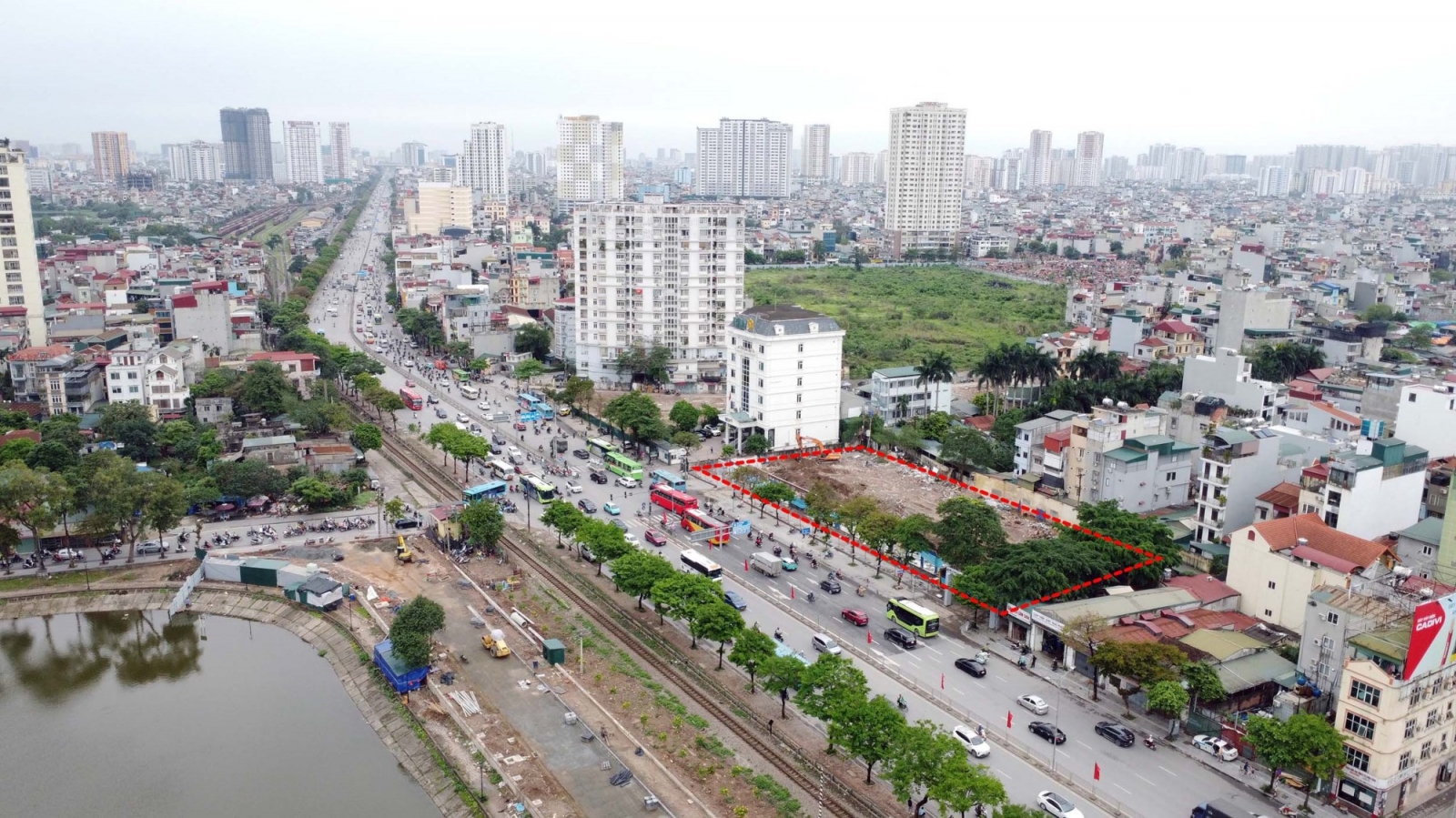 Taseco Giải Phóng (Lakeview Tower) tiến độ tháng 6