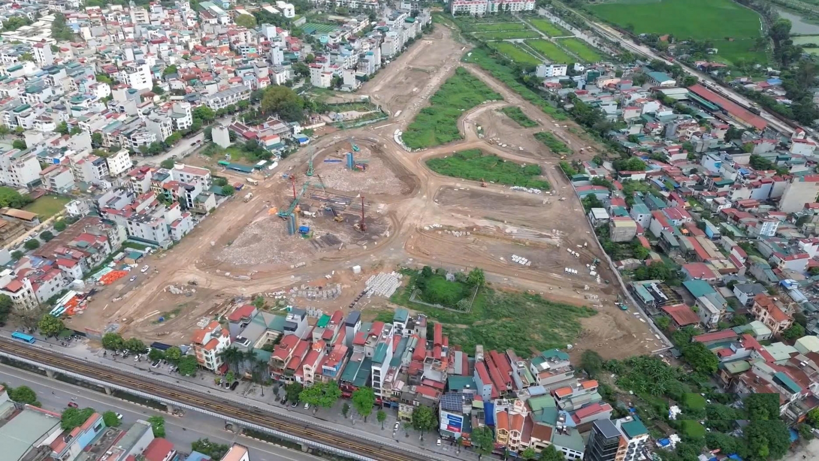 Dự án the vista văn la Hà Đông chuẩn bị mặt bằng