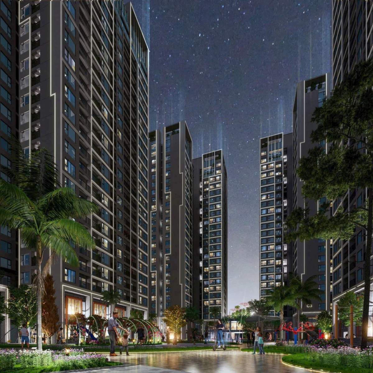 Phối cảnh dự án chung cư An Bình Homeland