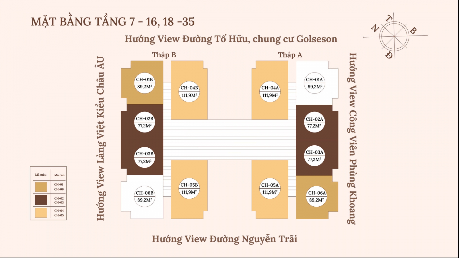 Apexia Tower có 1 tòa duy nhất 38 tầng với 354 căn hộ.