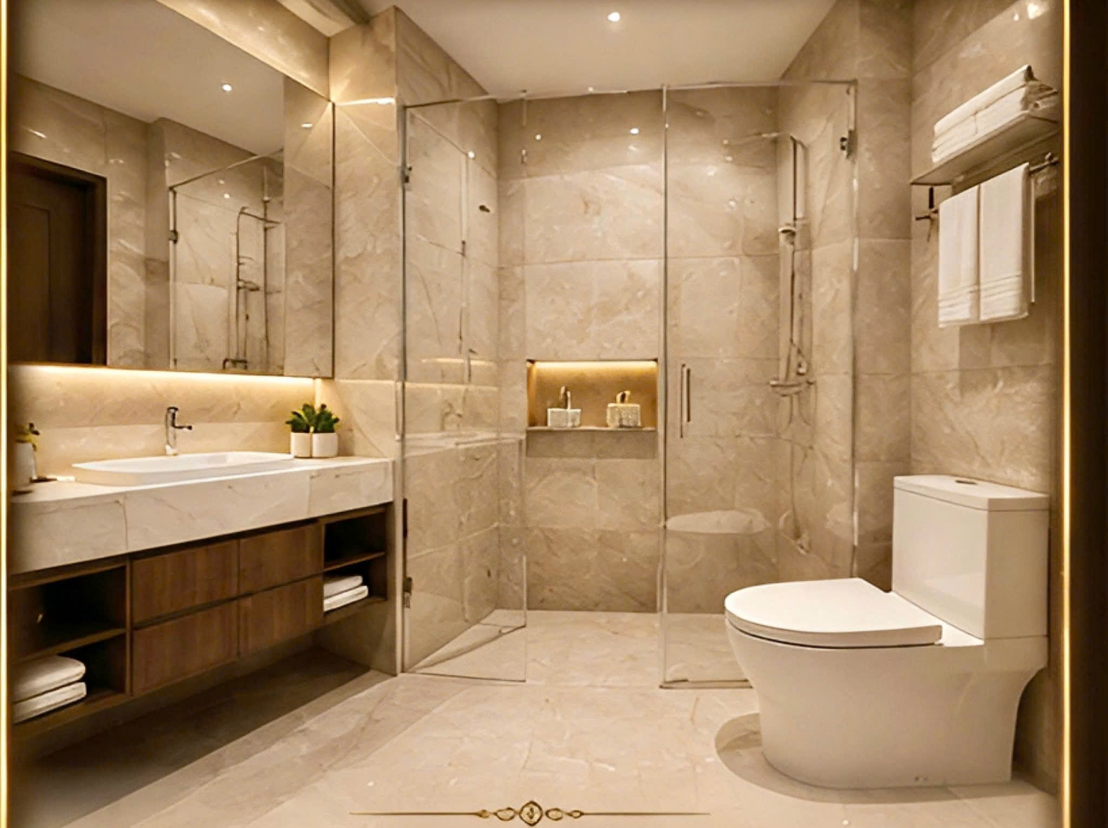 Nội thất bàn giao chung cư C3 Sơn Đồng wc