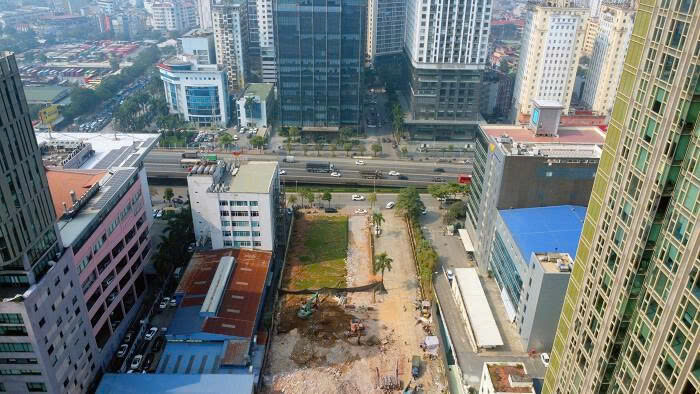 Khu đất số 9 Phạm Hùng trước đây được sử dụng làm trụ sở làm việc