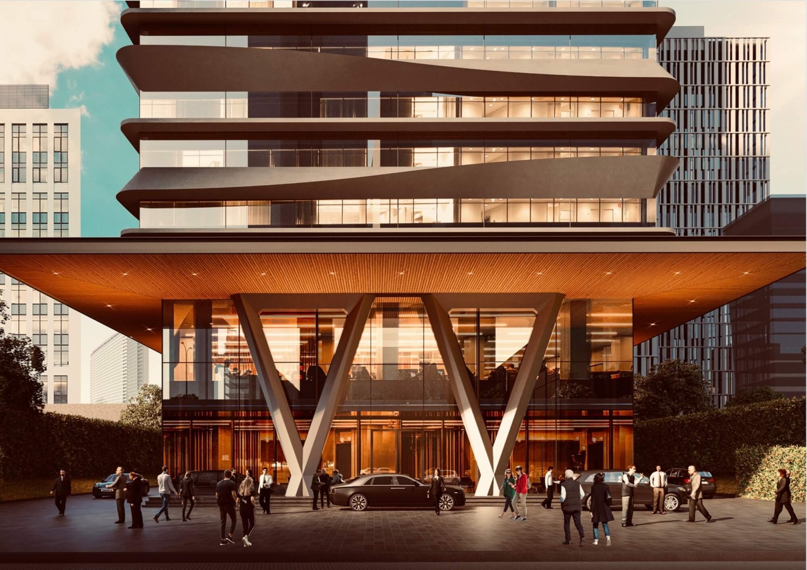 Khối đế thương mại Grand Era Residence số 9 Phạm Hùng