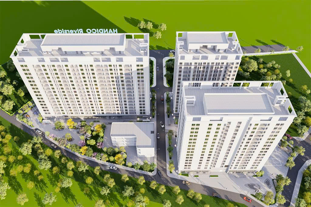 Mặt bằng HanDico Riverside X2 Trần Phú 