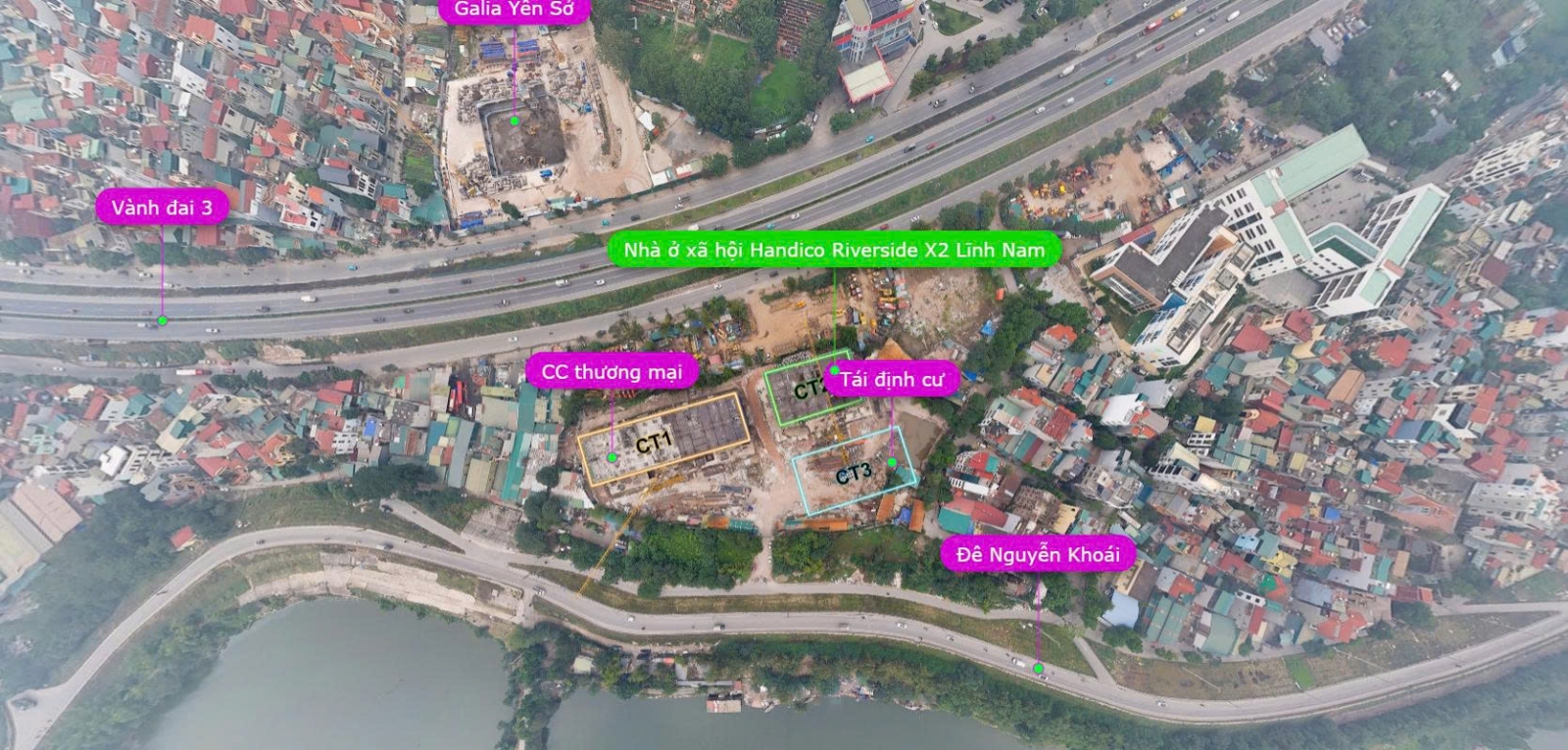 HanDico Riverside X2 Trần Phú vị trí