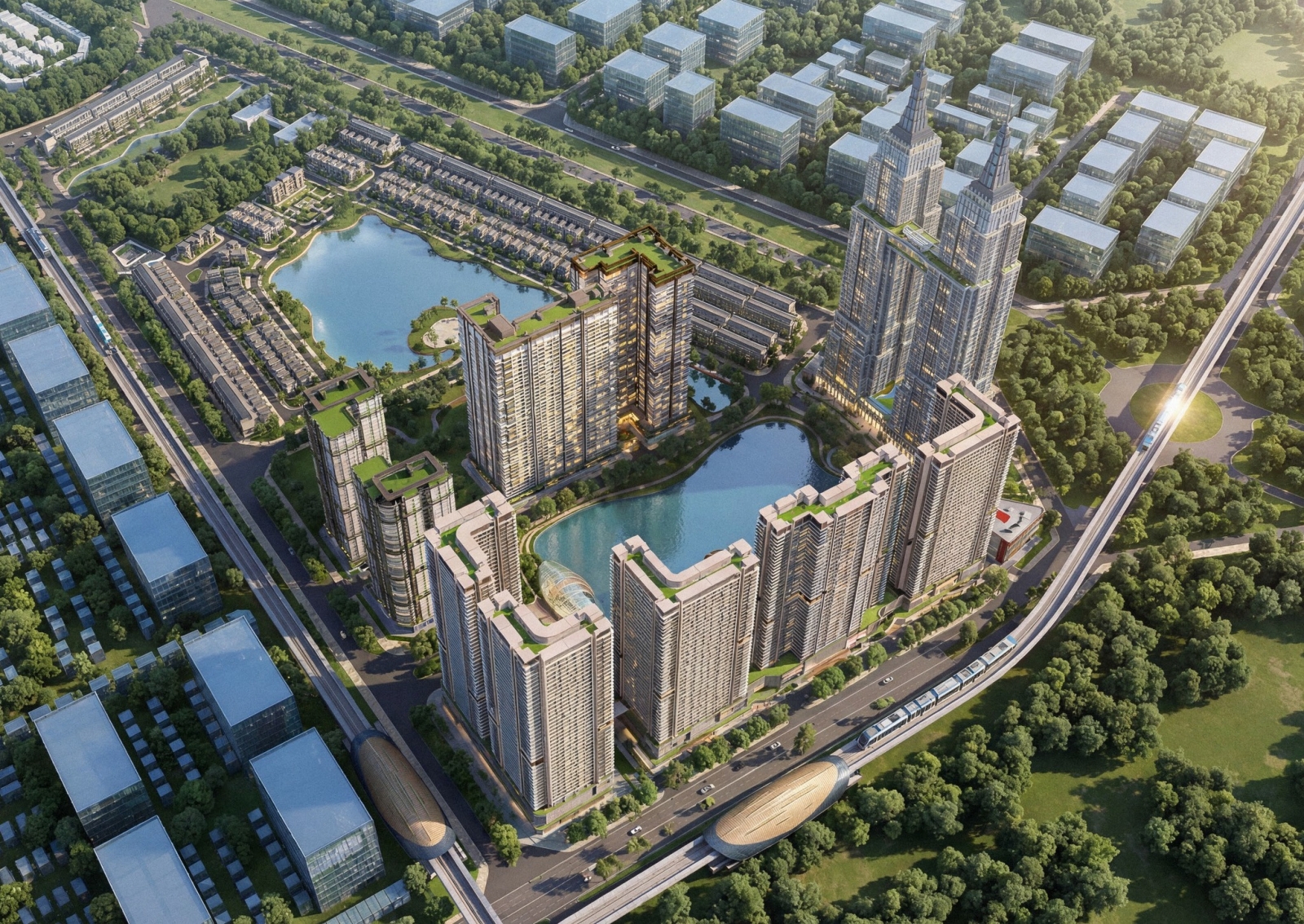 Metro đi qua Hateco Đông Anh số 2 và 6