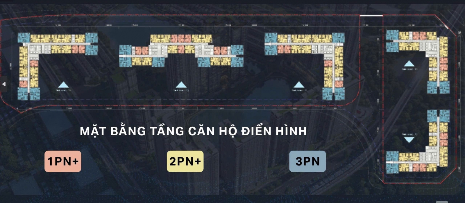 Mặt bằng căn hộ Hateco Đông Anh