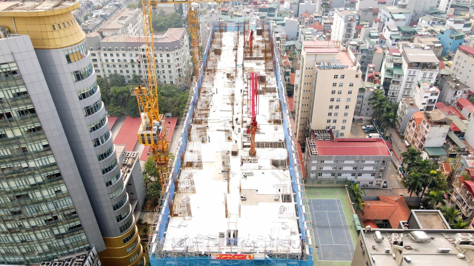 Tiến độ Hinode Suite 28A Phạm Hùng.