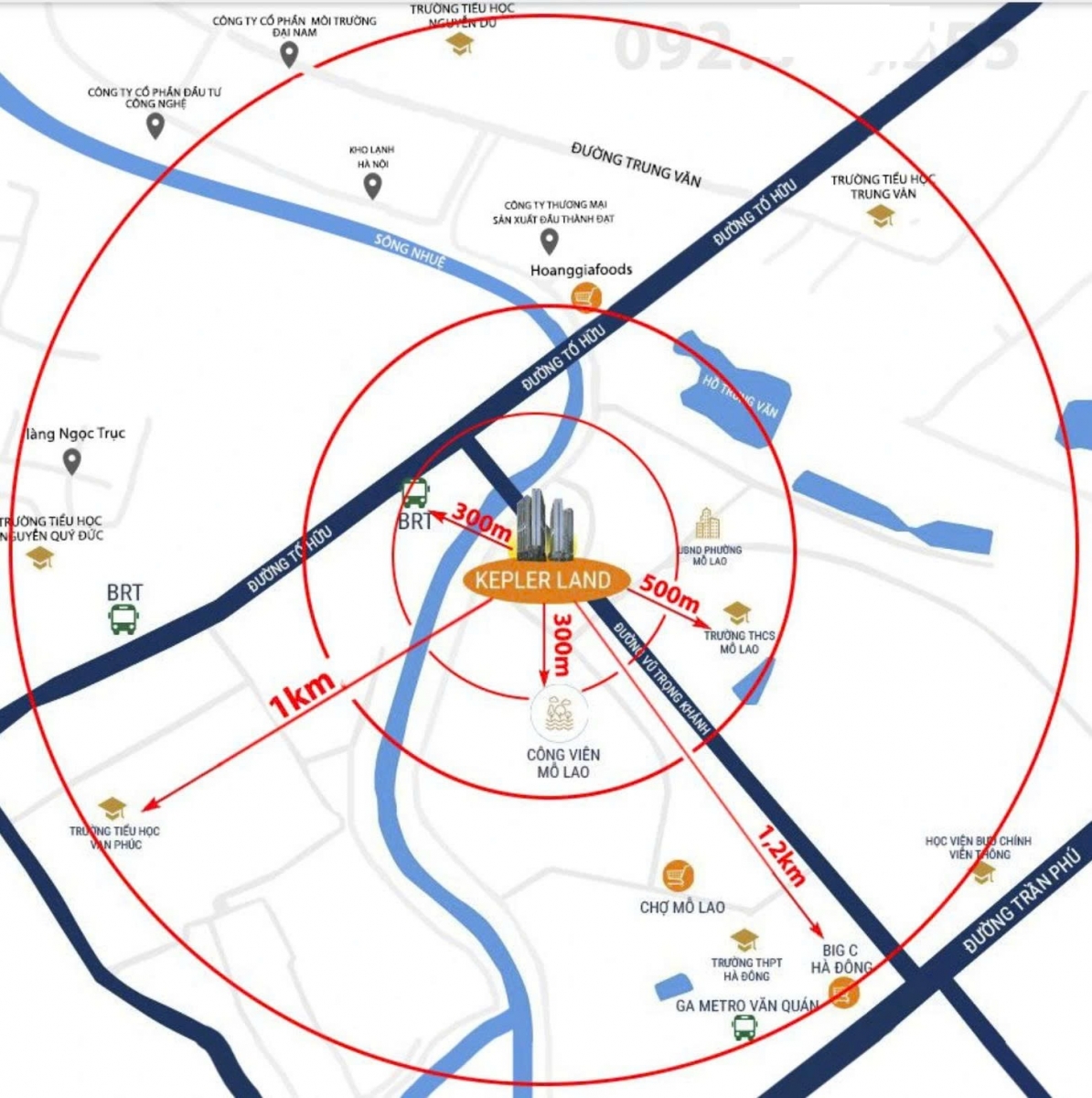 vị trí Chung cư Kepler Land