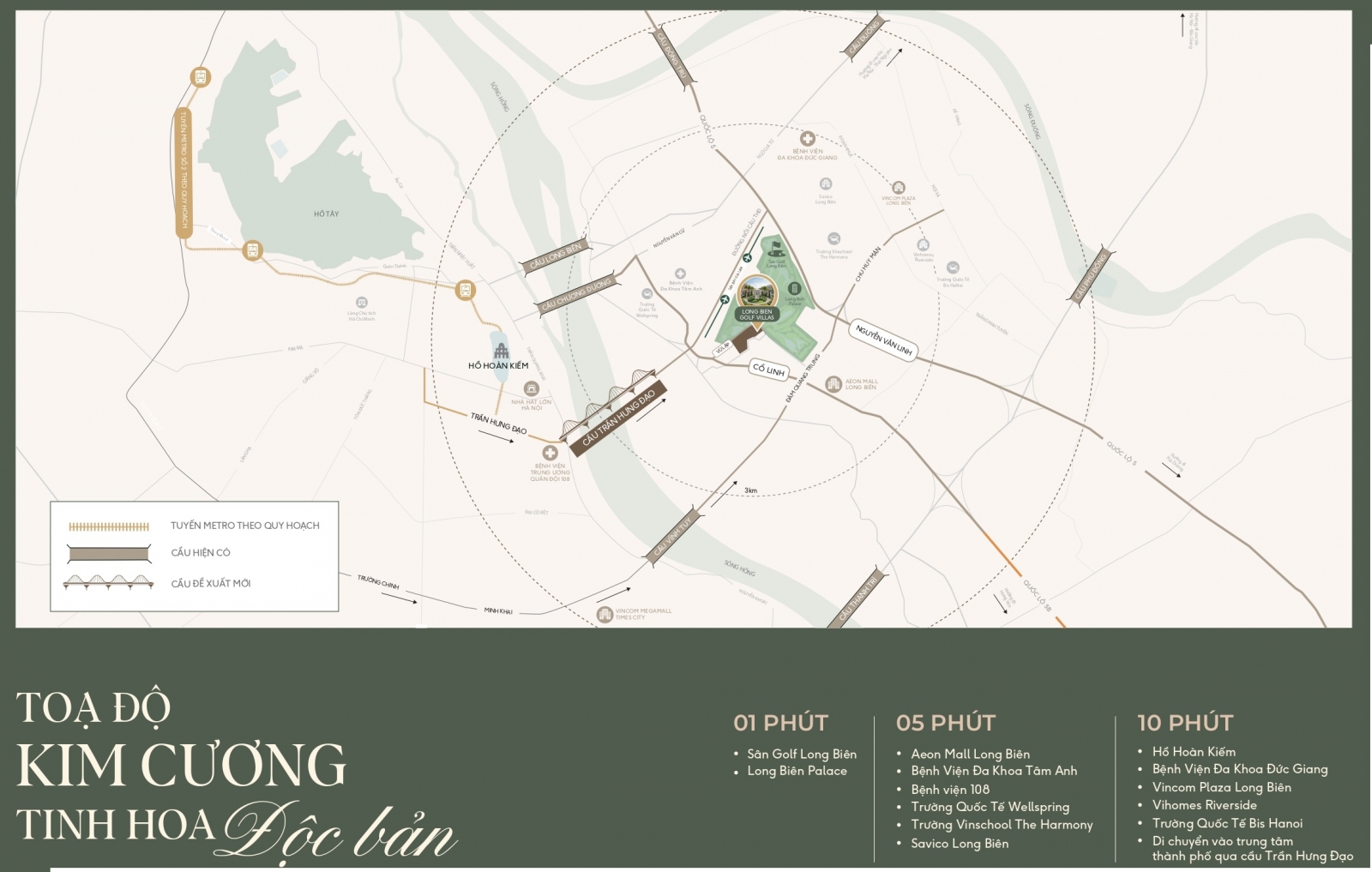 Vị Trí Long Biên Golf Villas