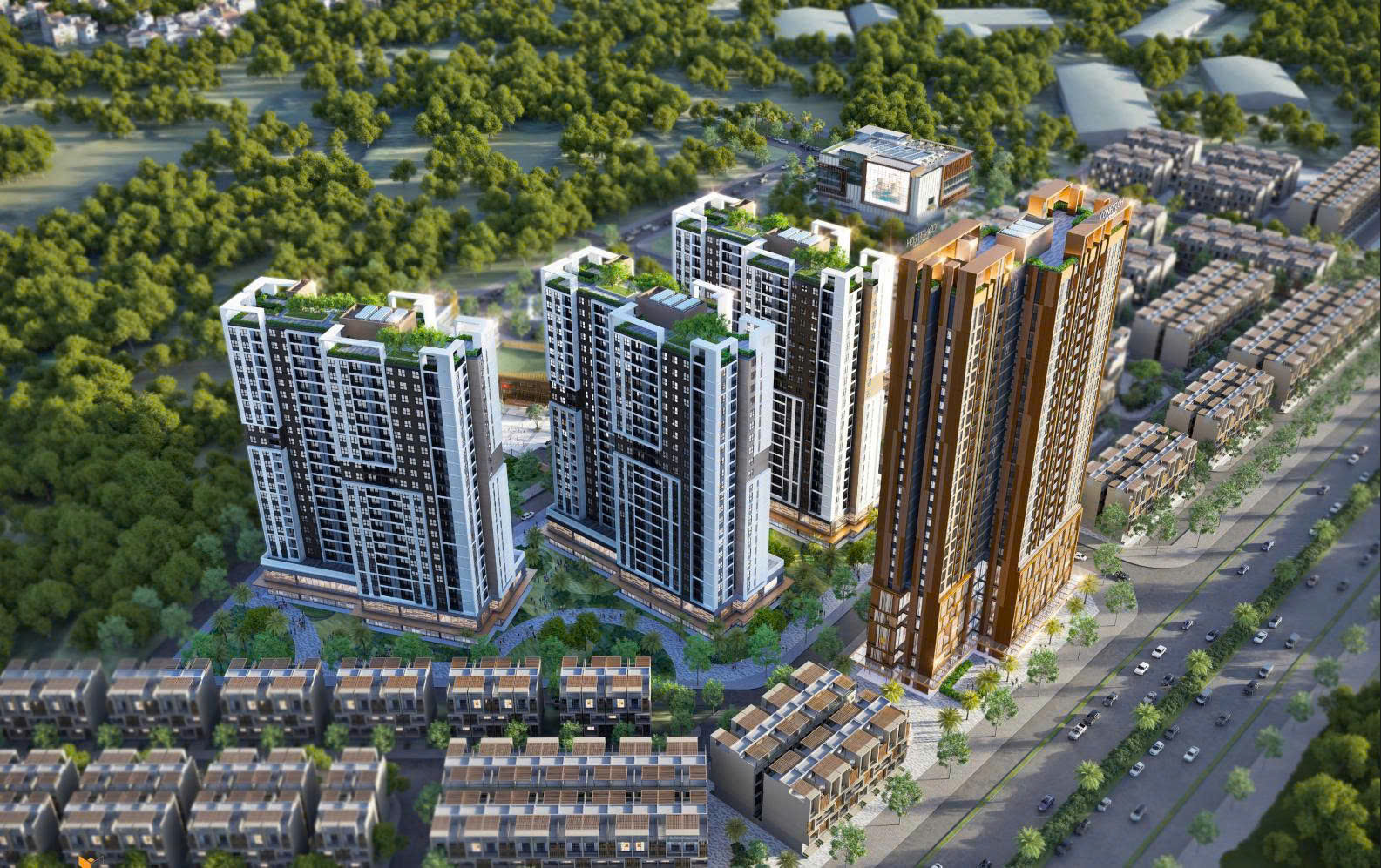 Phối cảnh chung cư C3 Sơn Đồng Bộ công an